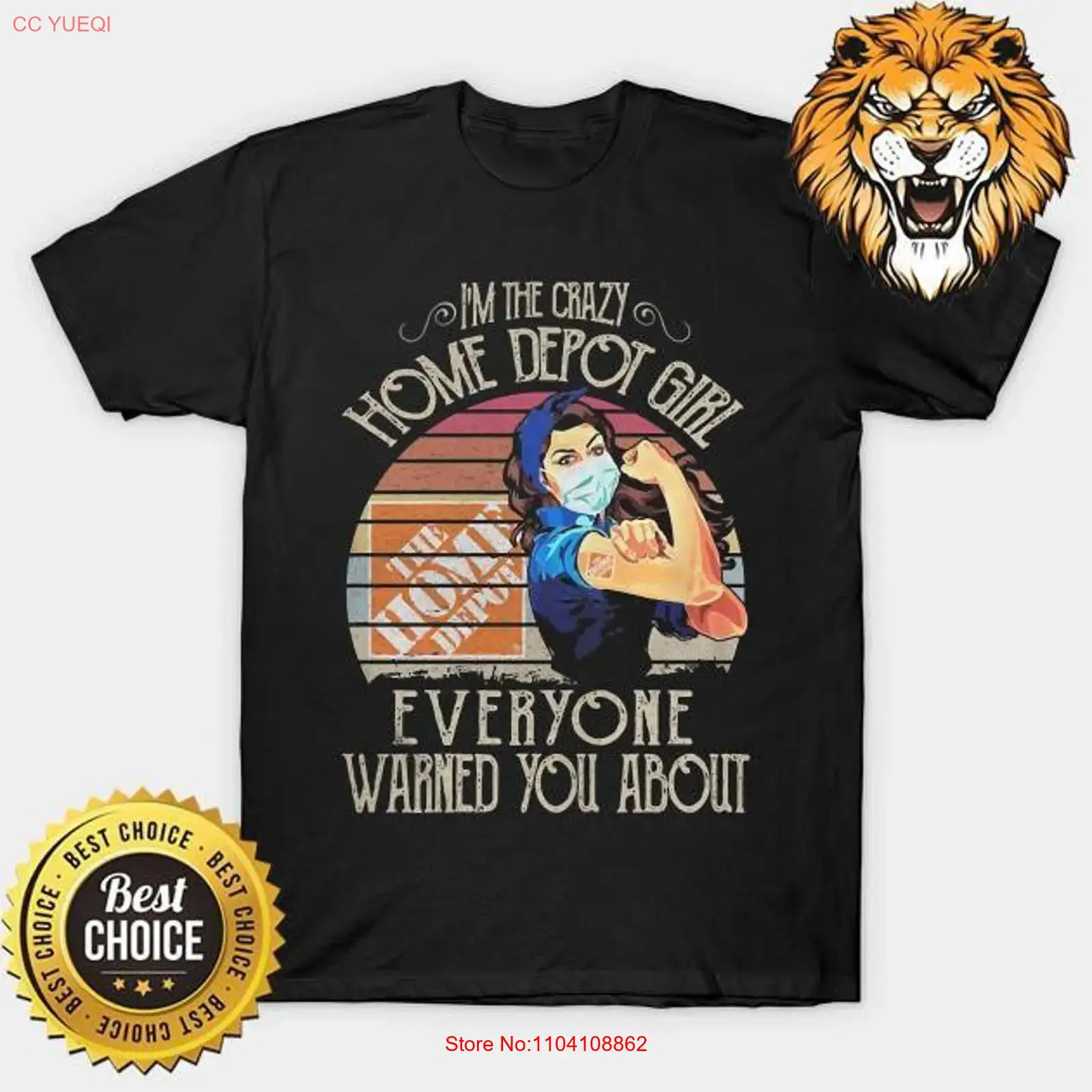 Men'S Fashion Depot - Home Depot Girl T Shirt vintage