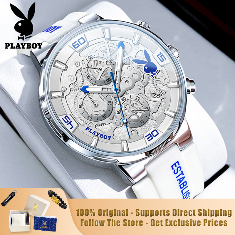 Men'S Fashion Luxury Brands - PLAYBOY 3063 Brand original authentic watches