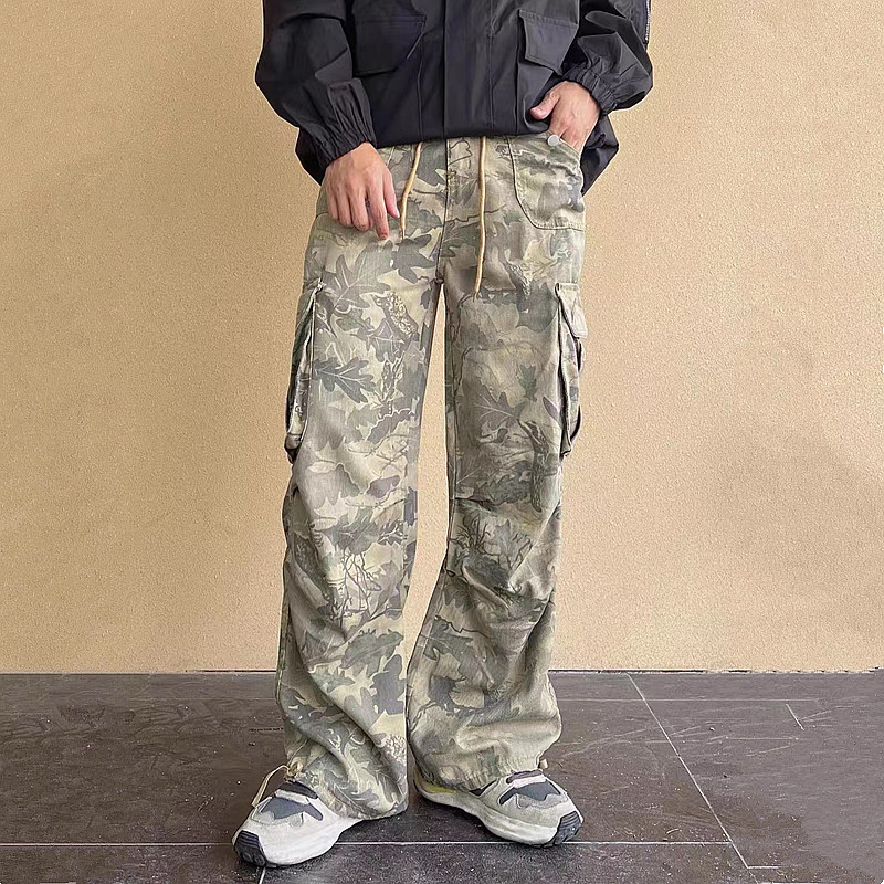 Men'S Fashion With Baggy Jeans - 2026 Y2K Fashion Side Pockets Camouflage