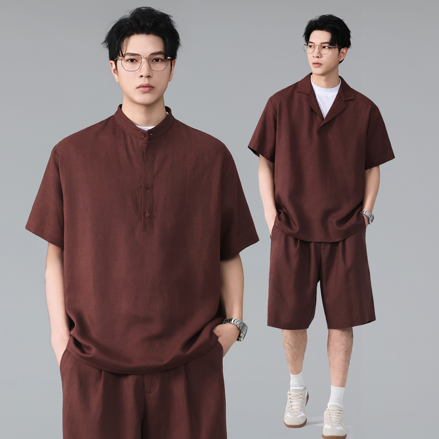 Track Suit Men - Men Summer Vintage Lightweight Line Loose