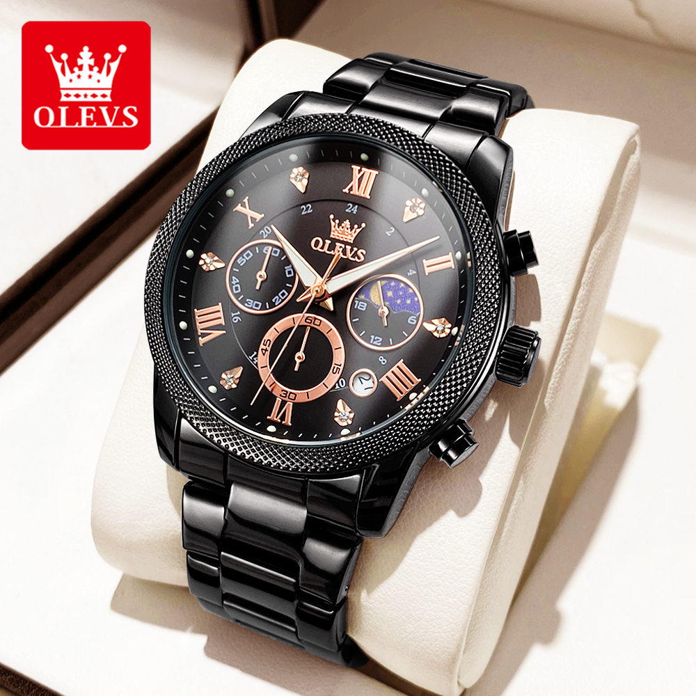 Men'S Fashion Luxury Brands - OLEVS Original Fashion Men's Watches Trendy