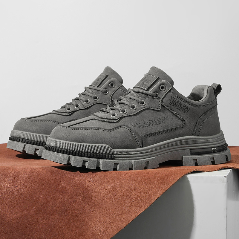 Mens Fashion Week - Men's Thick Sole Work Boots Non
