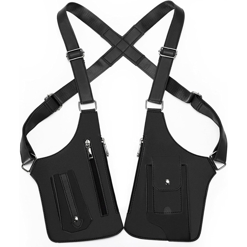 Tactical Vest Men - Men Back Crossbody Bags Double Shoulder