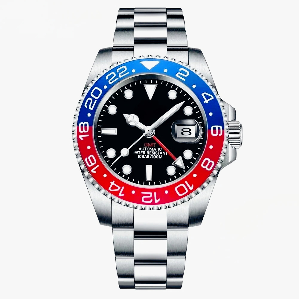Mens Fashion Week - 40mm Multifunctional Men GMT Automatic Mechanical