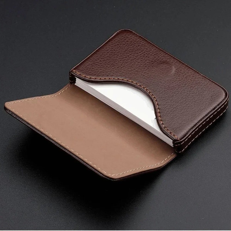 Fashion Sized Stitched PU Leat – Men'S Fashion Visiting Card Bewertung und Preis