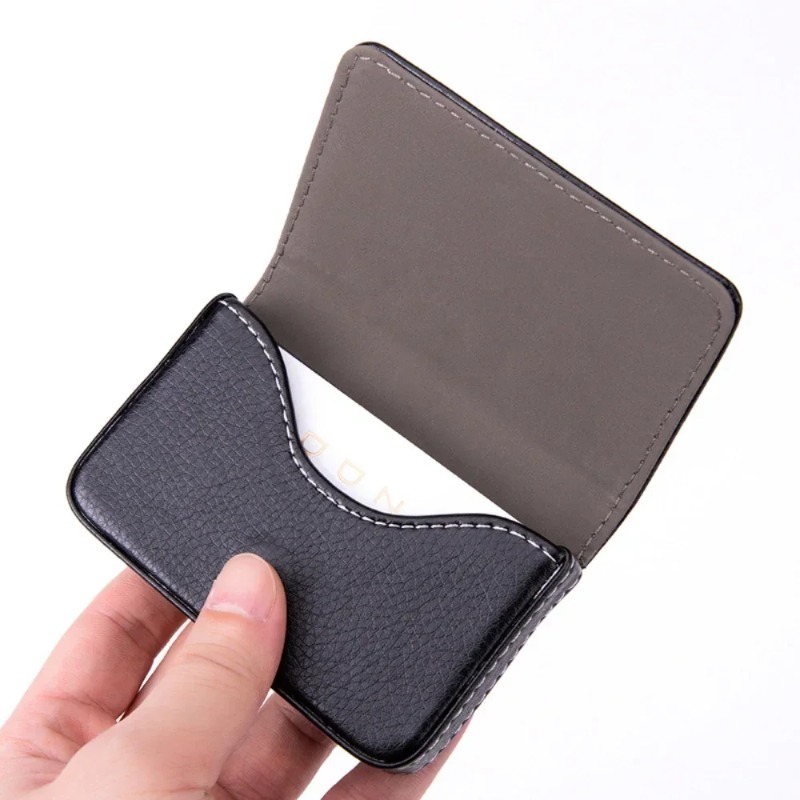 Fashion Sized Stitched PU Leat – Men'S Fashion Visiting Card Bewertung und Preis