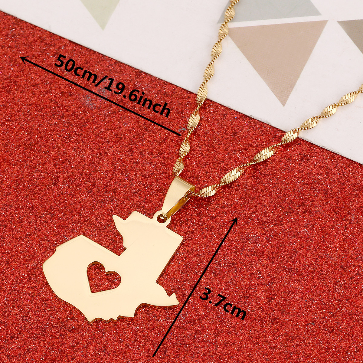 Guatemala Map Pendant Necklace – Men'S Fashion Guatemala Bewertung und Preis