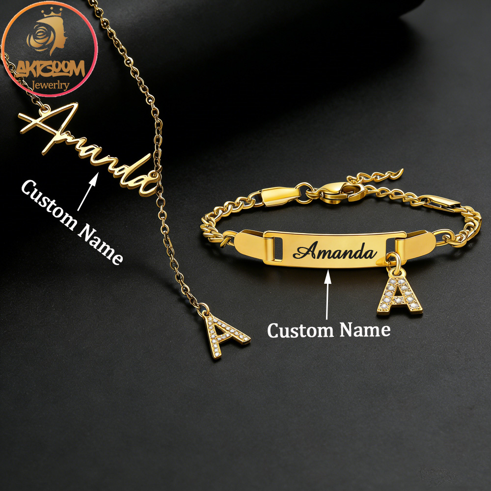 Akizoom Custom Name Zircon Let – Men Fashion Kids Bewertung und Preis