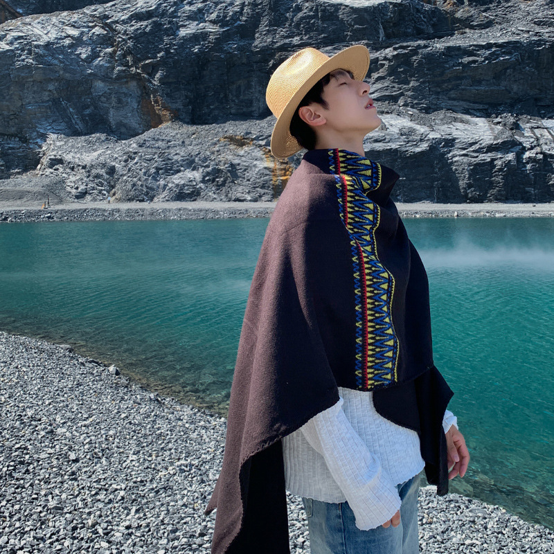 Men's Cape Desert Travel Ethni – Mens Fashion Poncho Bewertung und Preis