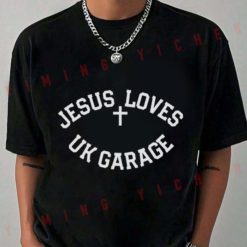 Jesus Loves UK Garage SloganBl – Men'S Fashion Uk 2026 Bewertung und Preis