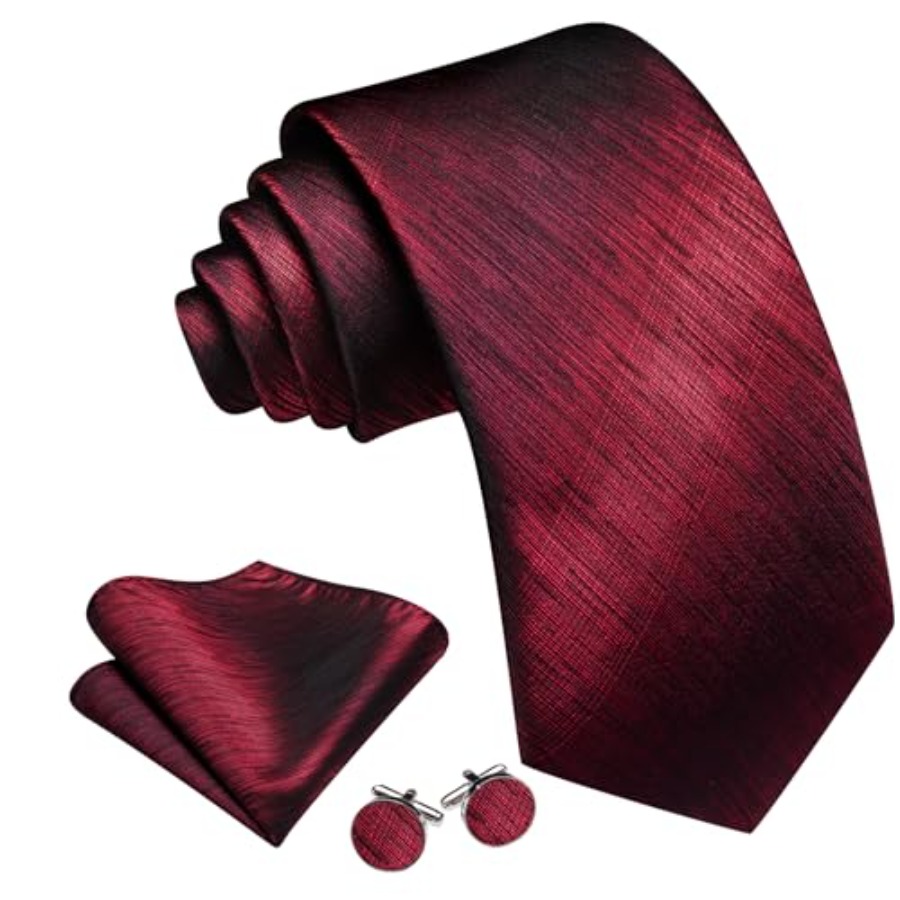Tie Sets for Men Silk Stripe N – Men'S Fashion For Wedding Bewertung und Preis