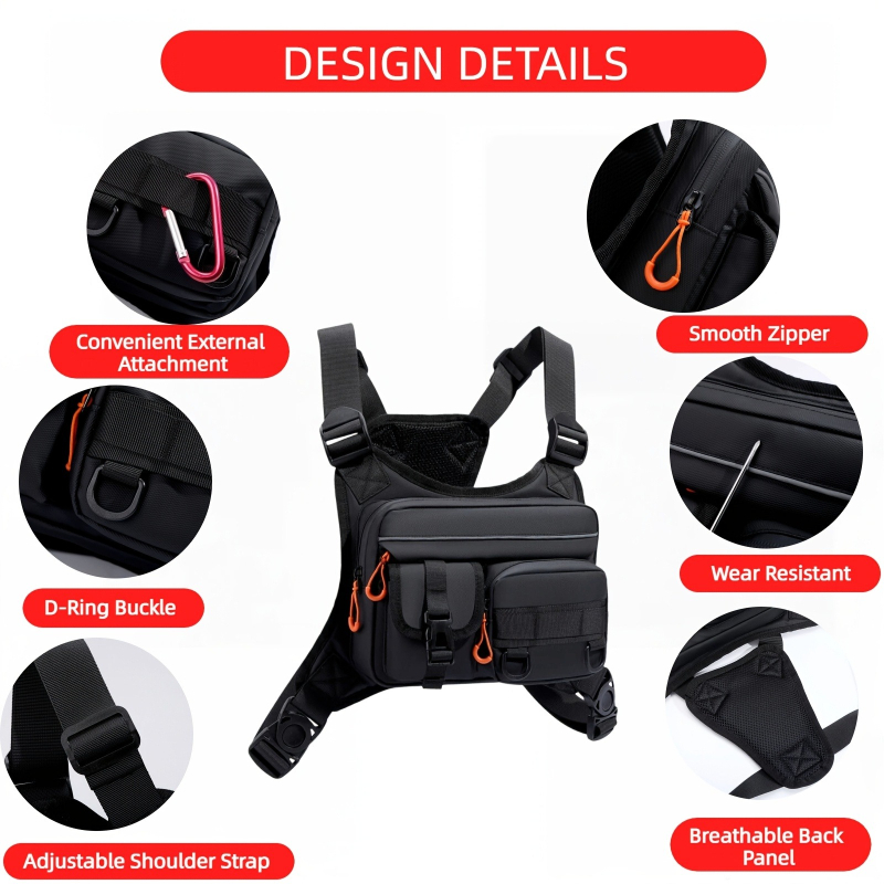 Men's Tactical Chest Bag, Runn – Tactical Vest Men Bewertung und Preis