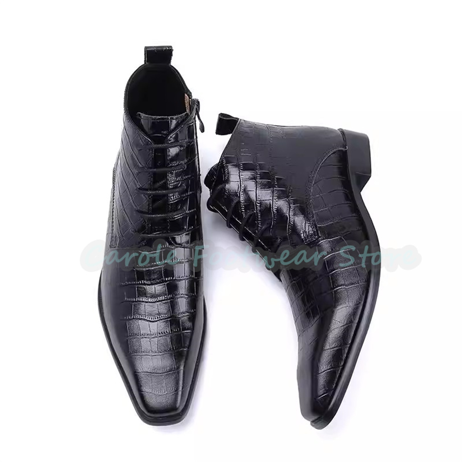 Fashion Genuine Leather Ankle  – Men'S Fashion For Wedding Bewertung und Preis