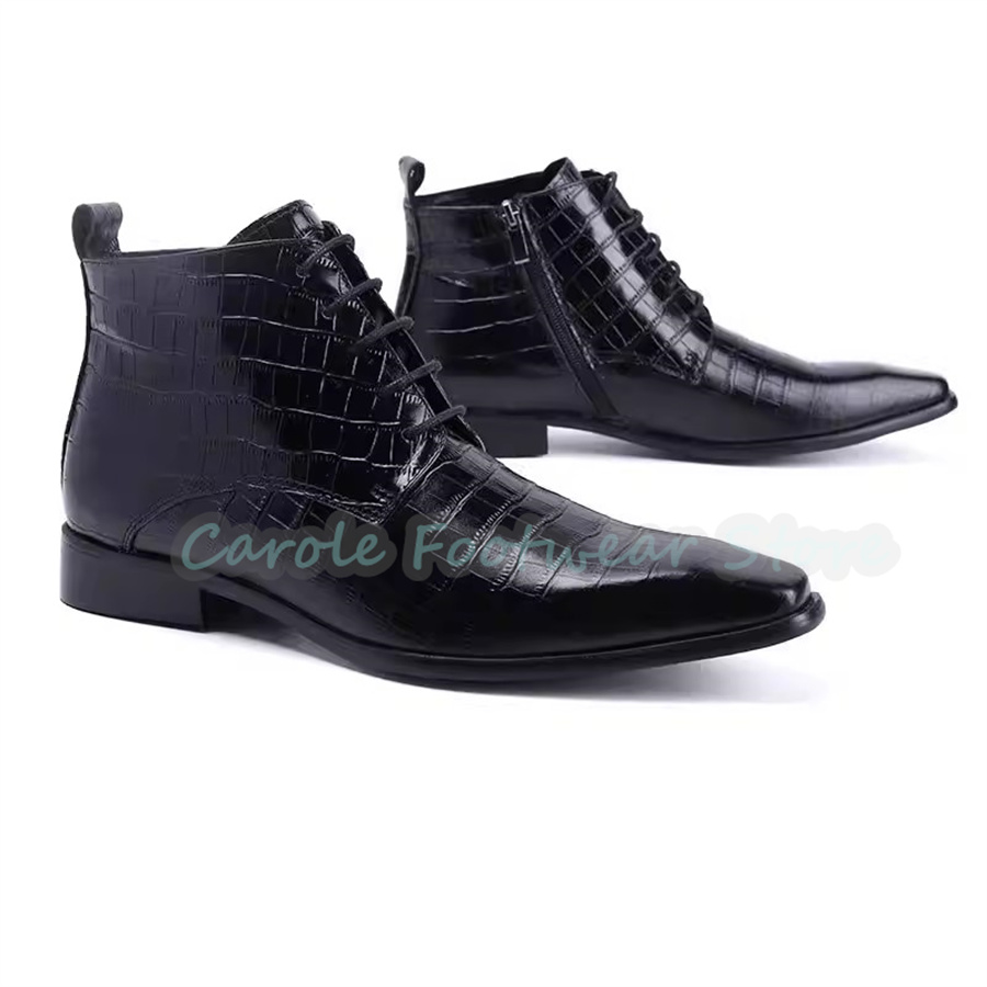 Fashion Genuine Leather Ankle  – Men'S Fashion For Wedding Bewertung und Preis