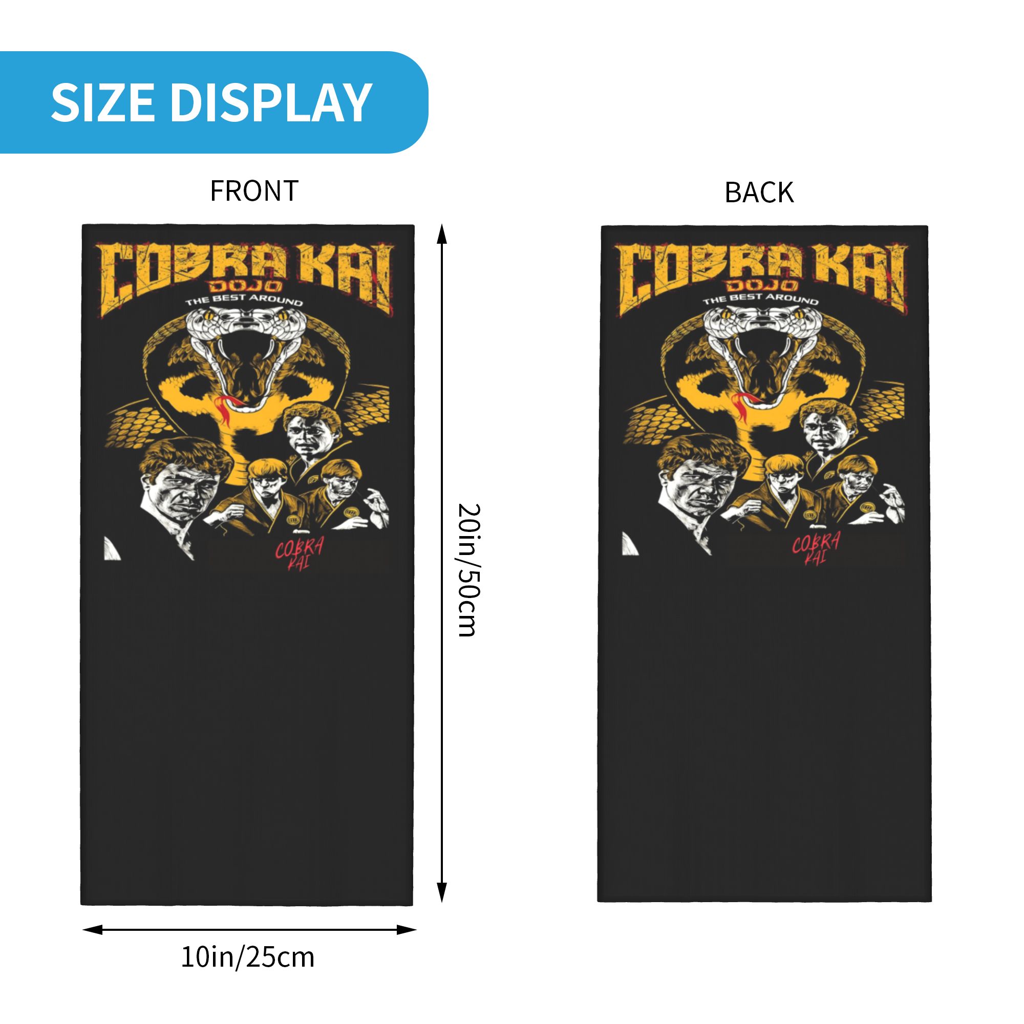 Custom Cobra Kai Bandana Neck  – Men Fashion Kids Bewertung und Preis