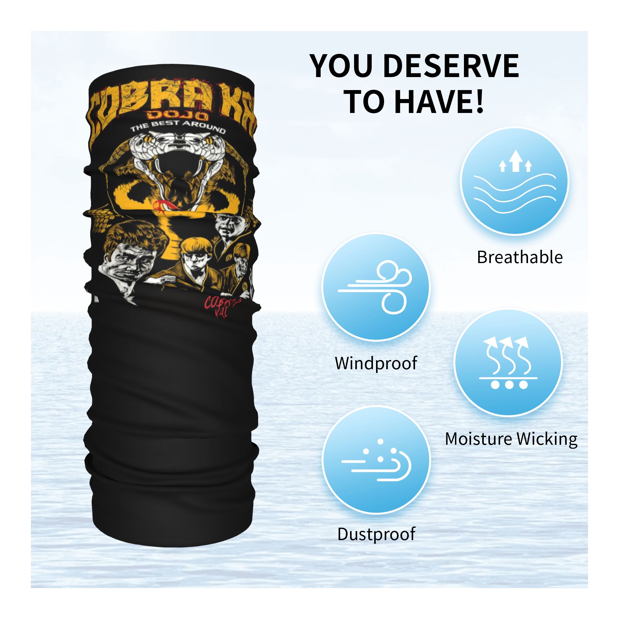 Custom Cobra Kai Bandana Neck  – Men Fashion Kids Bewertung und Preis