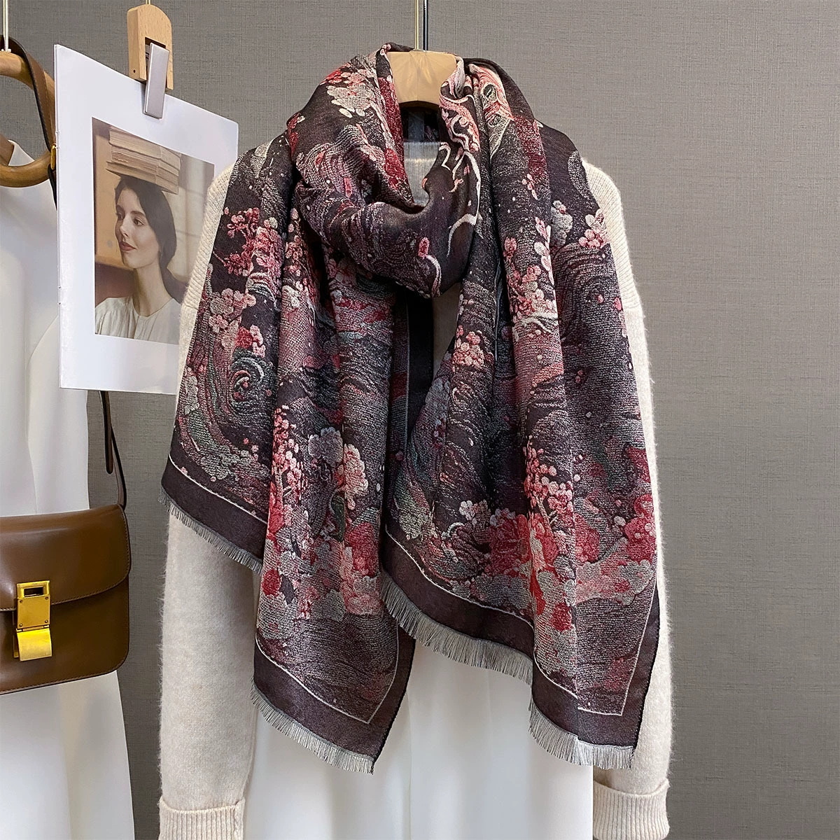 Women Men Cashmere Shawl Wrap  – Mens Fashion Poncho Bewertung und Preis