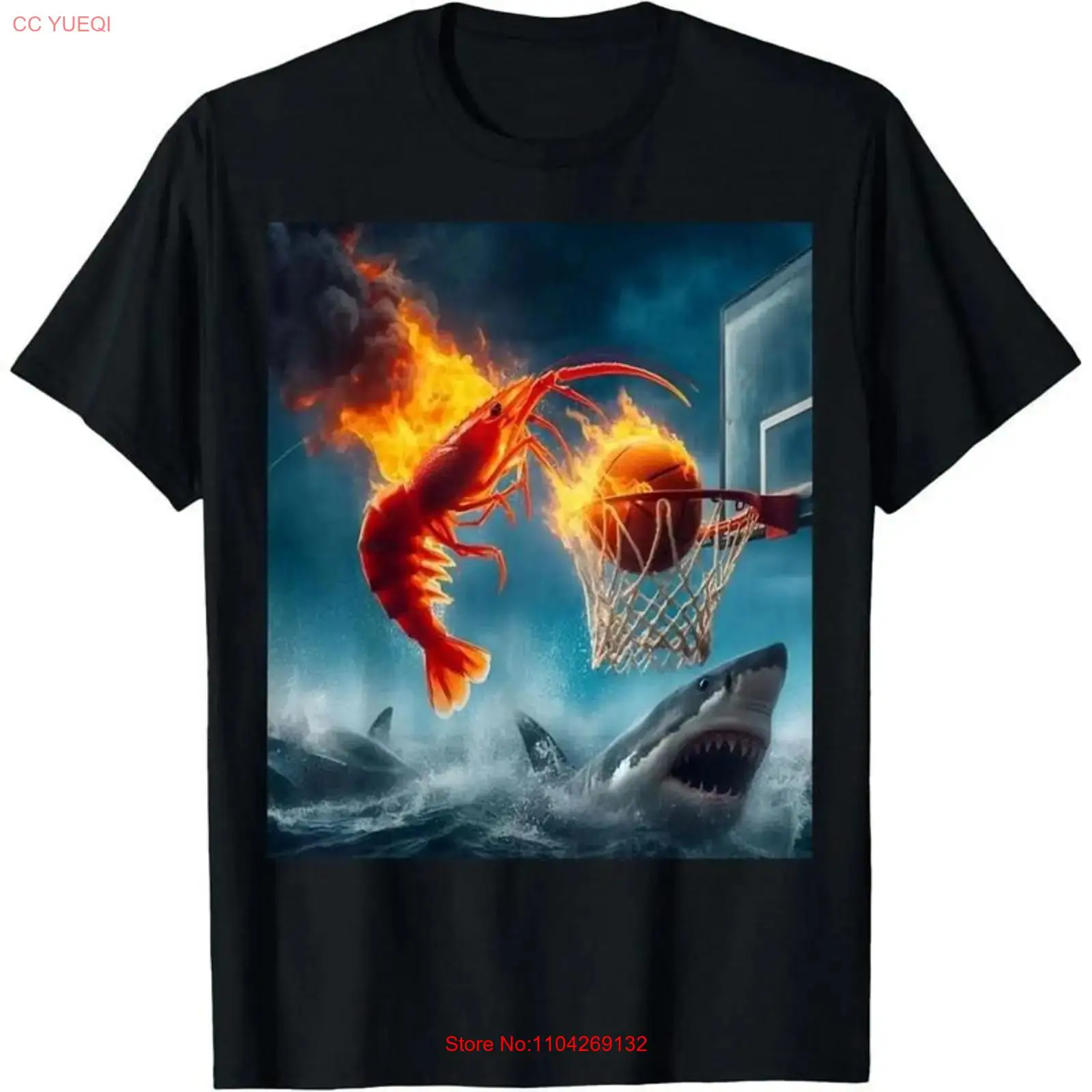 Shrimp Dunking on Shark Funny  – Men Fashion Kids Bewertung und Preis