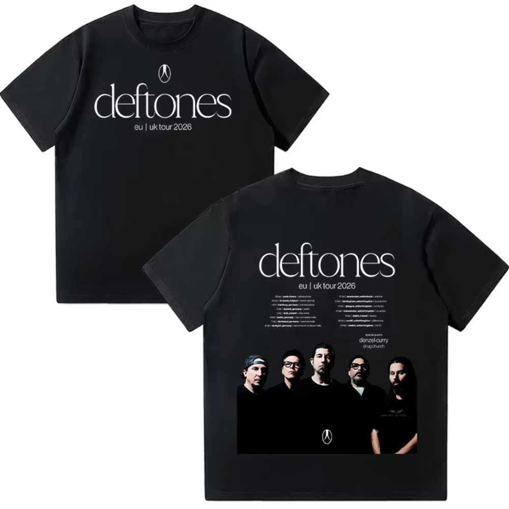 Deftones EU UK Tour 2026 T-shi – Men'S Fashion Uk 2026 Bewertung und Preis