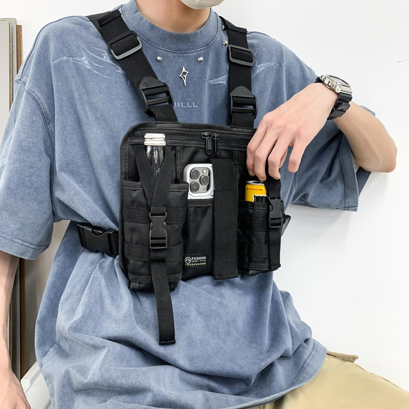 Hip-hop Streetwear Men Chest B – Tactical Vest Men Bewertung und Preis