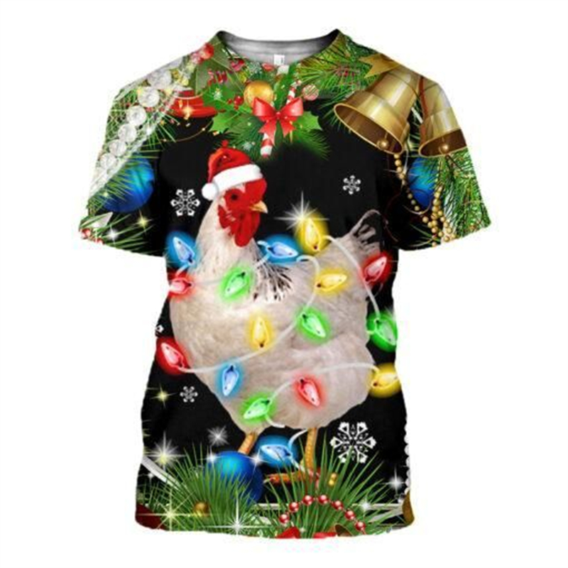 New 3D Xmas Animals Funny T Sh – Mens Xmas Fashion Bewertung und Preis