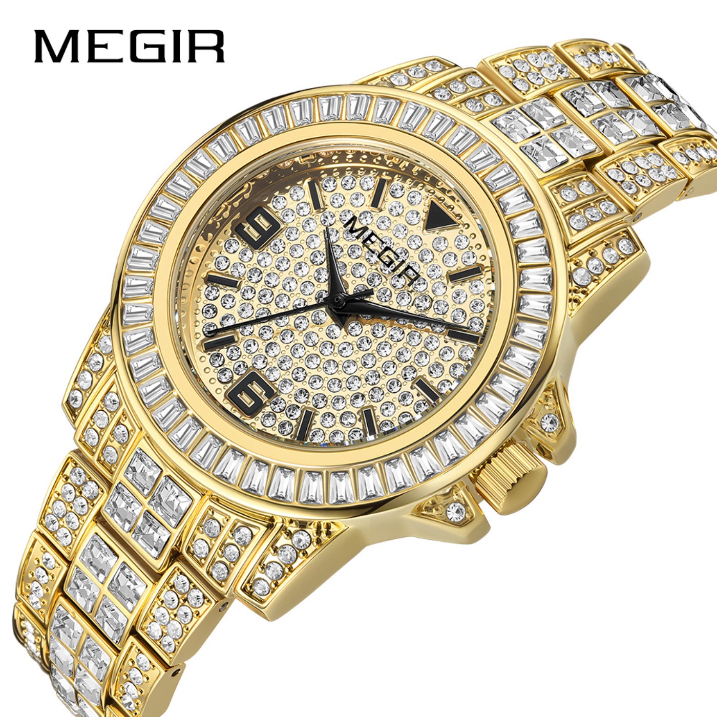 MEGIR Luxury Diamond Watches U – Mens Fashion Bracelet Bewertung und Preis