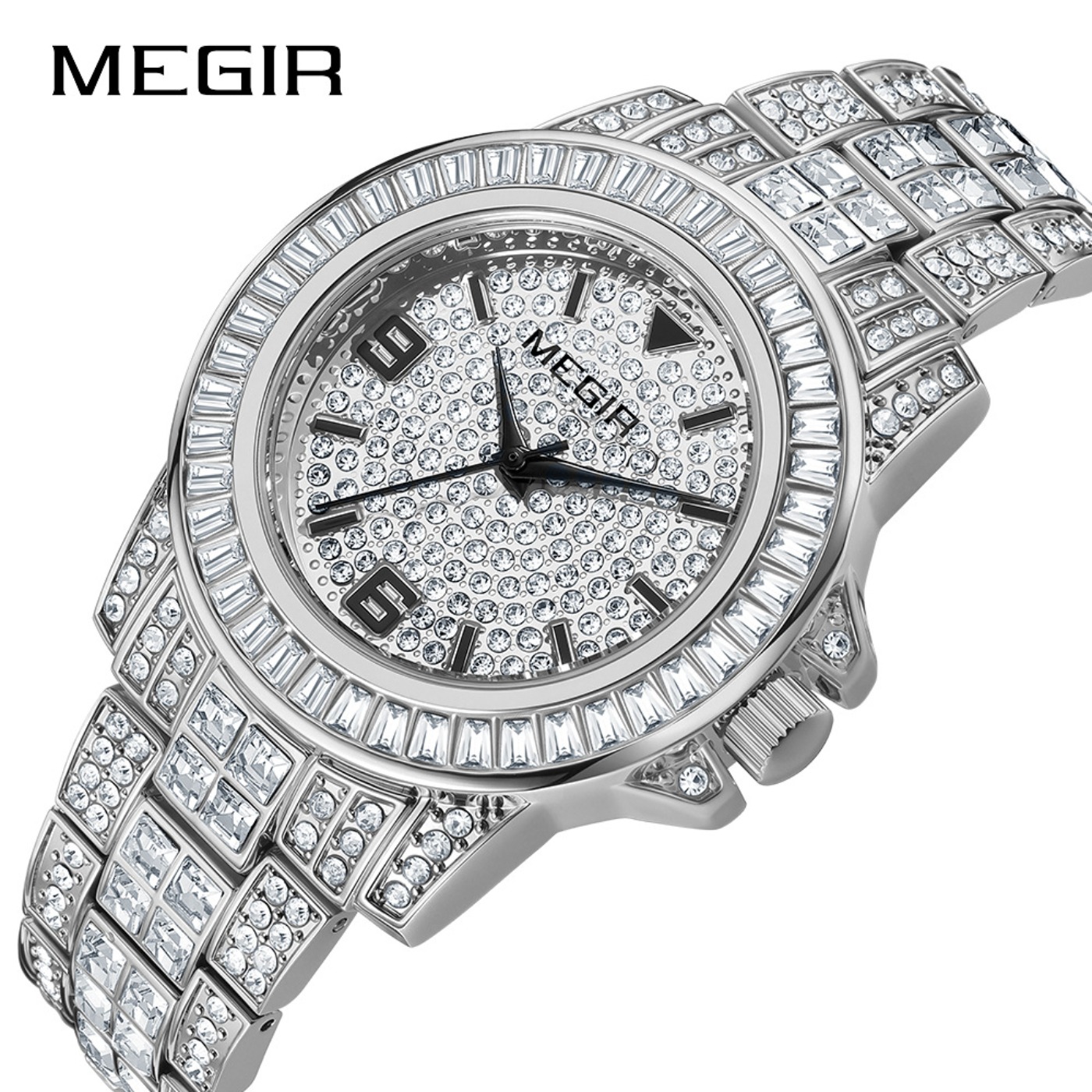 MEGIR Luxury Diamond Watches U – Mens Fashion Bracelet Bewertung und Preis