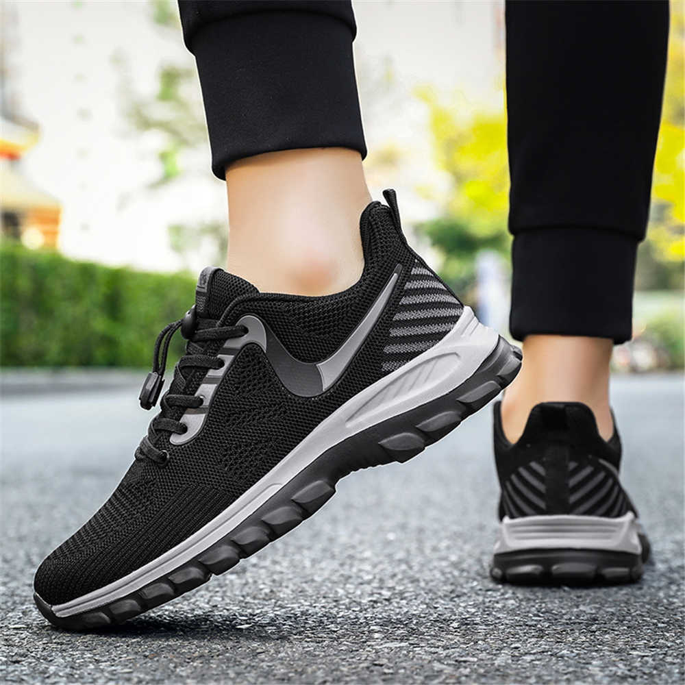 Knit Non-slip Sneakers Man 45  – Casual Sneakers Men Bewertung und Preis