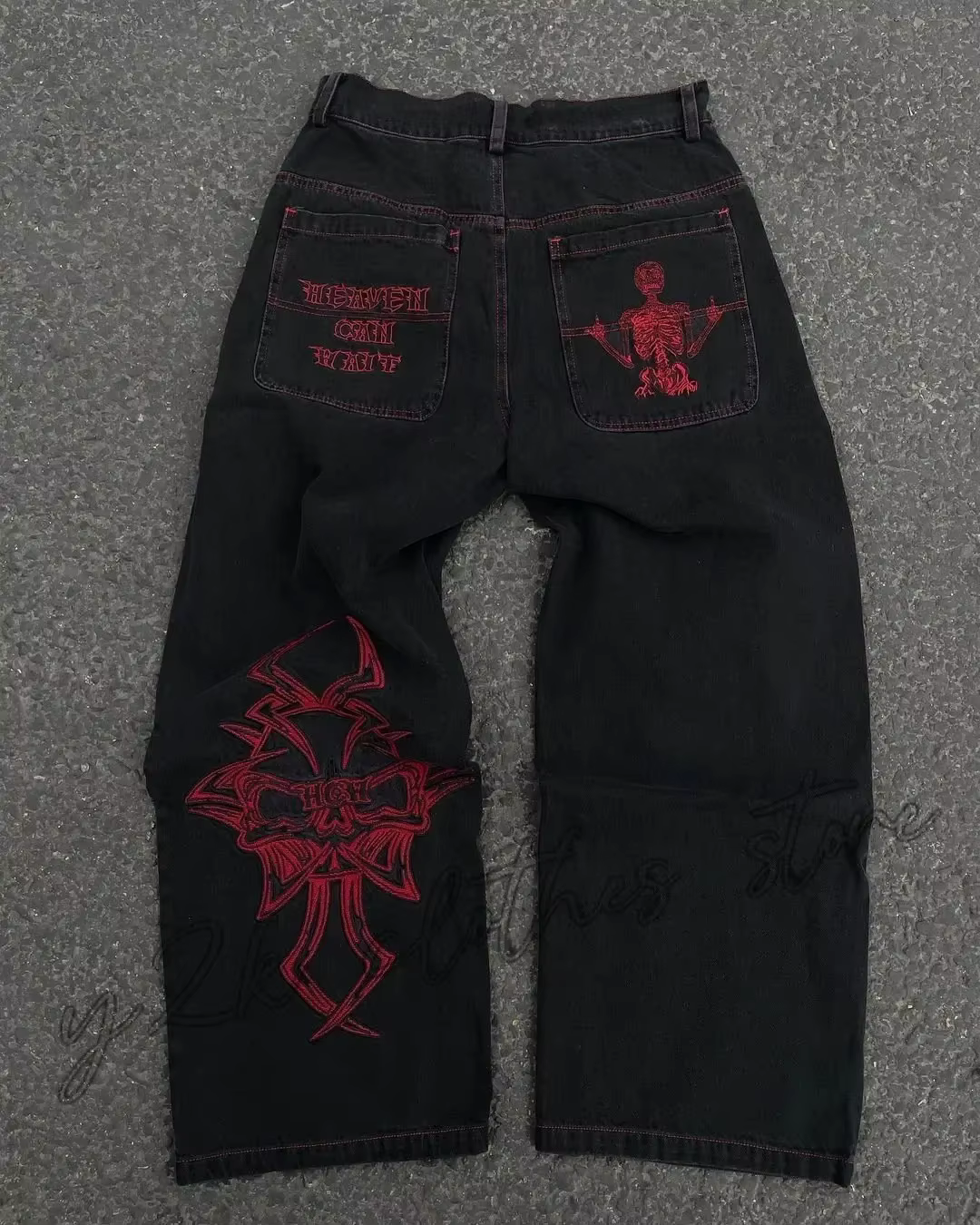 Y2k Men Retro Harajuku Clothin – Men'S Fashion With Baggy Jeans Bewertung und Preis