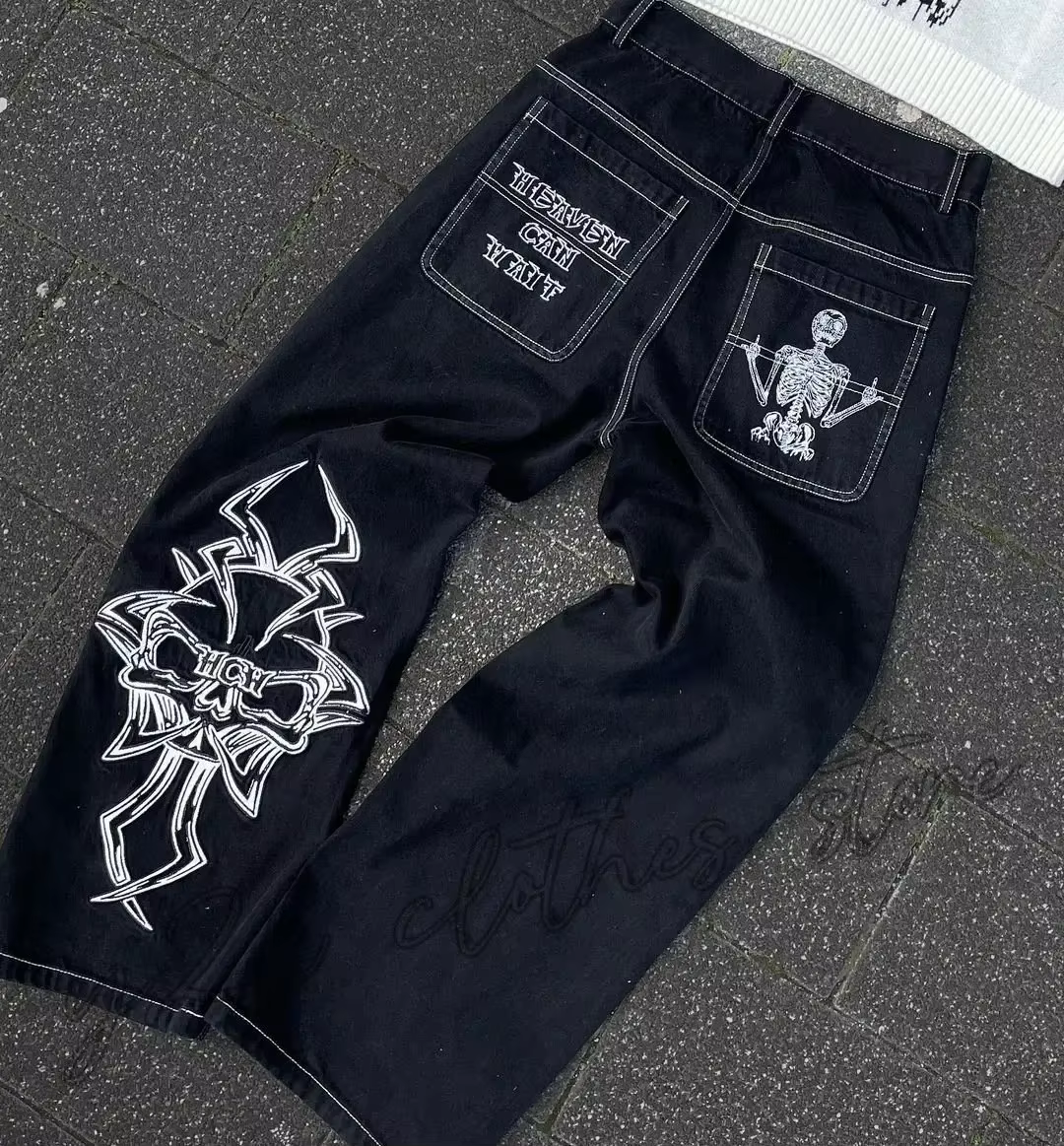 Y2k Men Retro Harajuku Clothin – Men'S Fashion With Baggy Jeans Bewertung und Preis