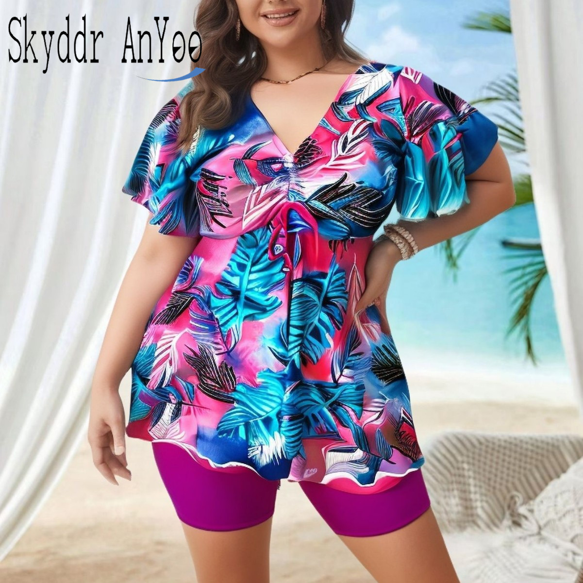 Women's Plus Size Tankini Swim – Swim Trunk Shorts Bewertung und Preis