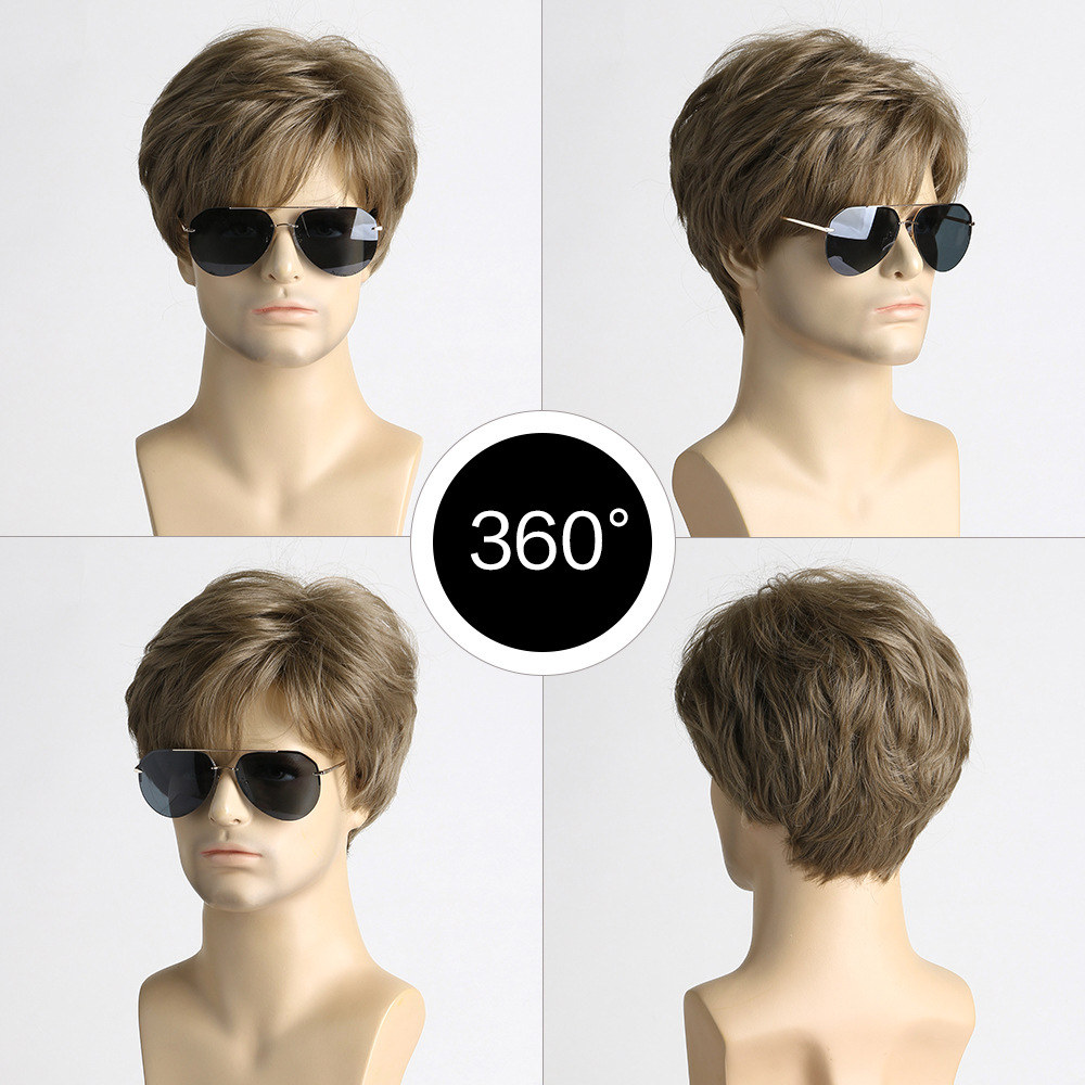 Synthetic Short Brown Wig for  – Men'S Fashion Looks 2026 Bewertung und Preis