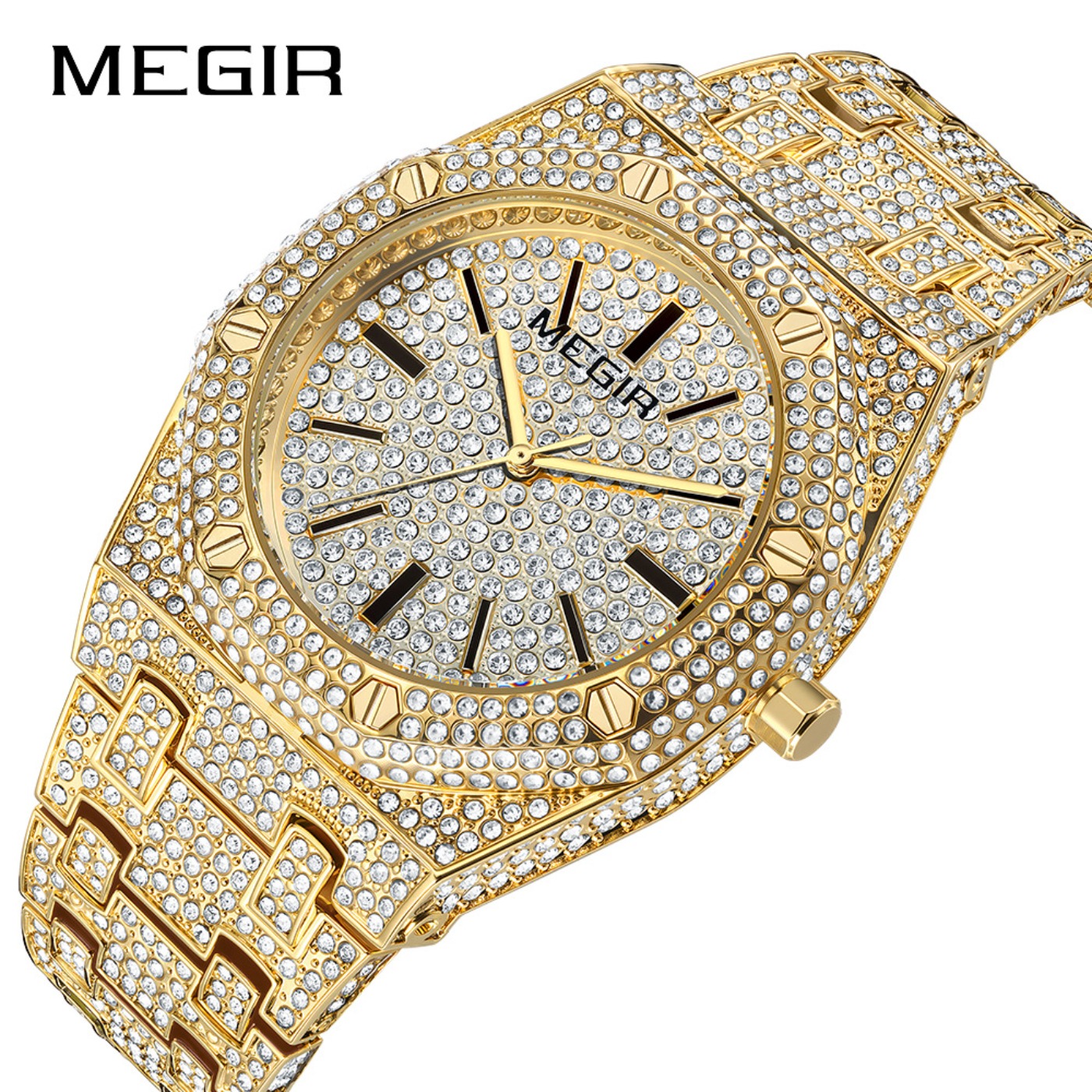 MEGIR Luxury Quartz Rhinestone – Men'S Fashion Luxury Brands Bewertung und Preis