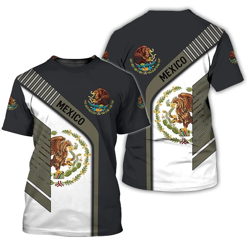 3D Printed Mexico Flag T-Shirt – Mens Fashion Mexico Bewertung und Preis