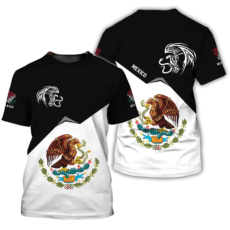 3D Printed Mexico Flag T-Shirt – Mens Fashion Mexico Bewertung und Preis