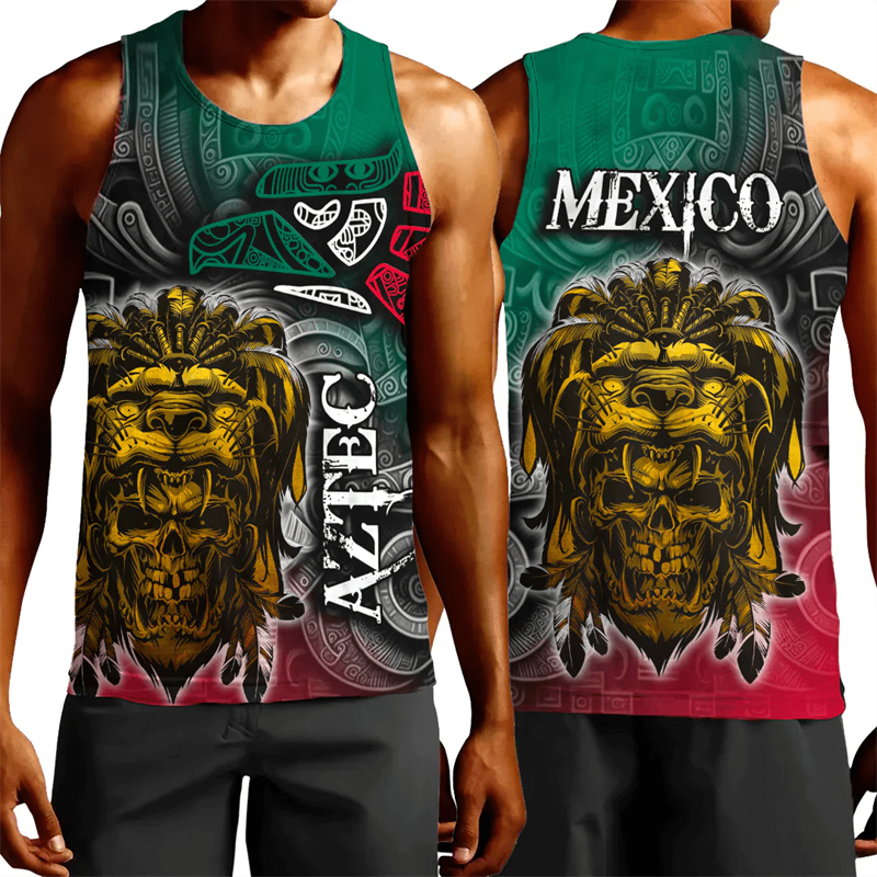 Trendy Mexico Flag Graphic Tan – Mens Fashion Mexico Bewertung und Preis