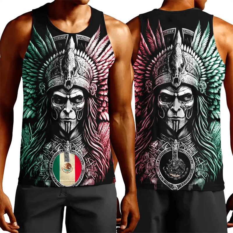 Trendy Mexico Flag Graphic Tan – Mens Fashion Mexico Bewertung und Preis
