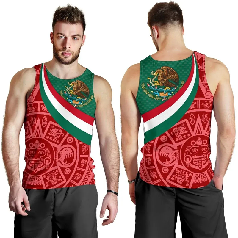 Trendy Mexico Flag Graphic Tan – Mens Fashion Mexico Bewertung und Preis
