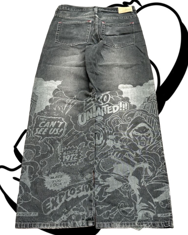 American Fashion Printing Jean – Men'S Fashion With Baggy Jeans Bewertung und Preis