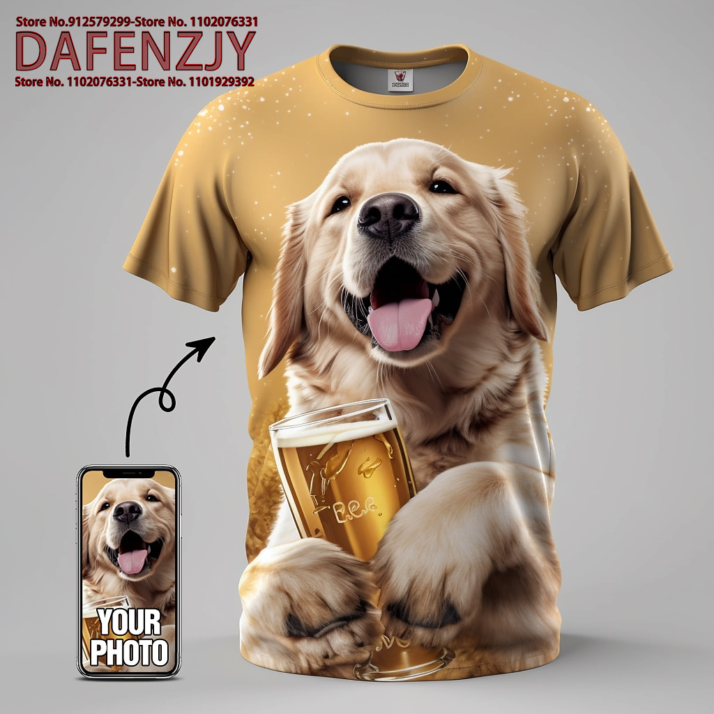 Custom Funny Pet Photo 3D All  – Men Fashion Kids Bewertung und Preis