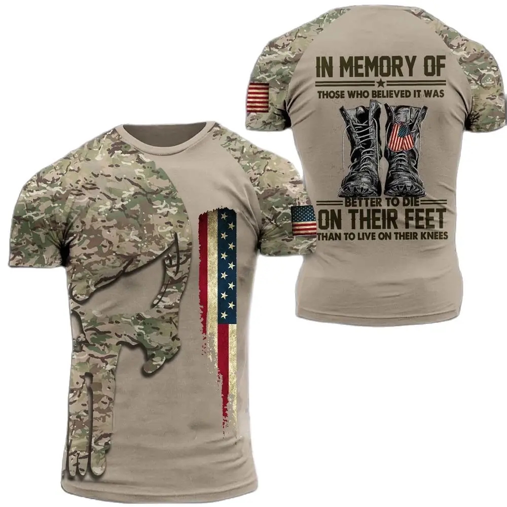 Summer New Military Printed Me – Military Shirt Men Bewertung und Preis