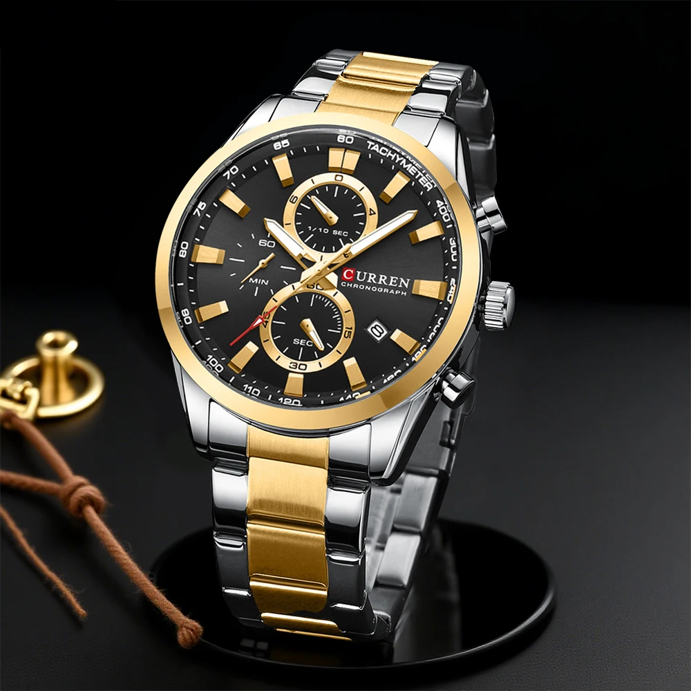 CURREN Casual Quartz Chrono Sp – Mens Fashion Bracelet Bewertung und Preis