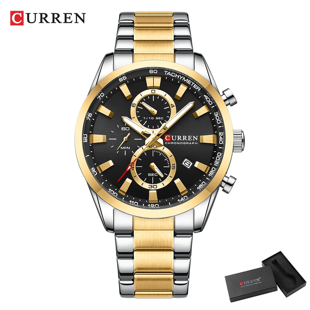 CURREN Casual Quartz Chrono Sp – Mens Fashion Bracelet Bewertung und Preis