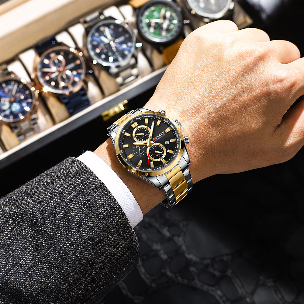 CURREN Casual Quartz Chrono Sp – Mens Fashion Bracelet Bewertung und Preis