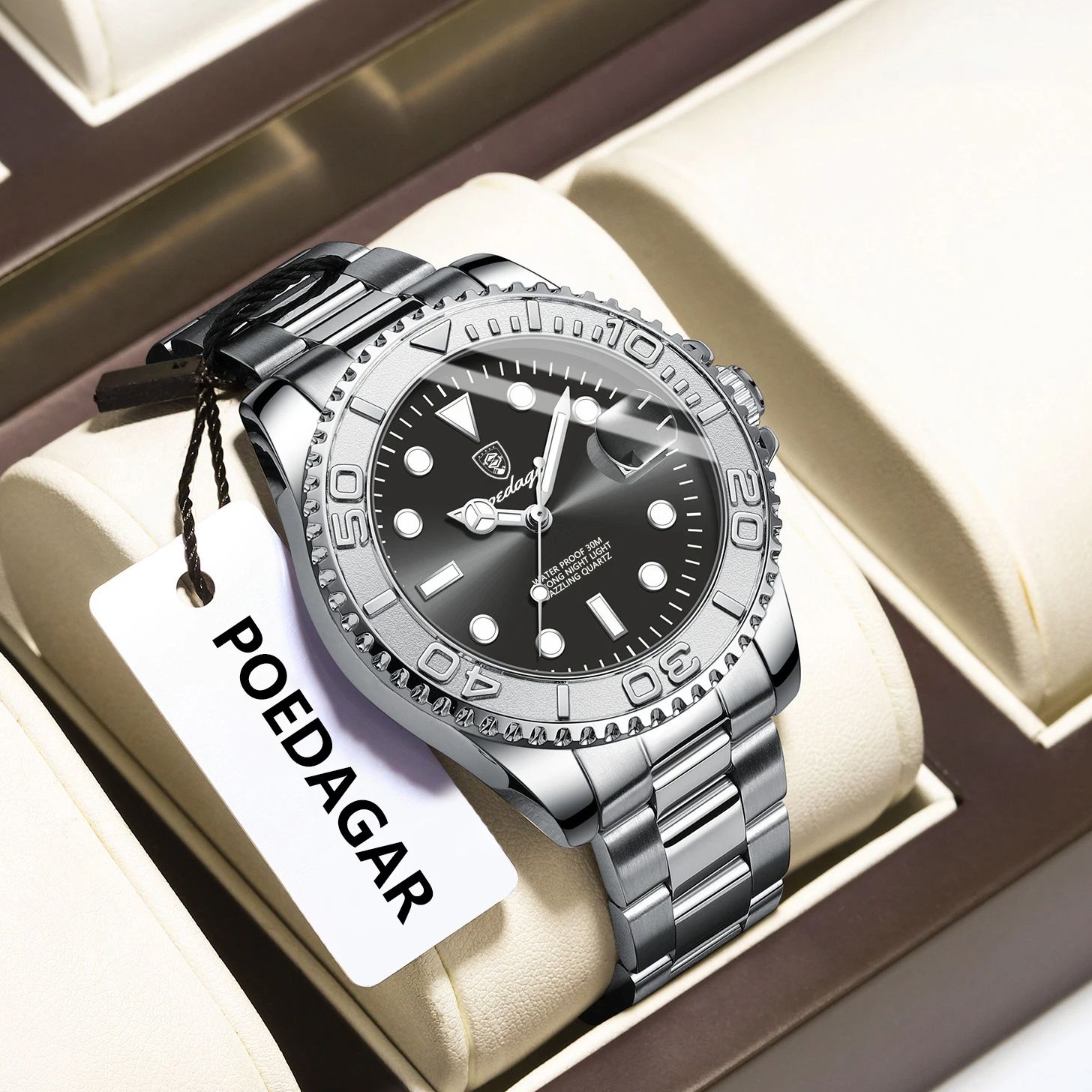 POEDAGAR Trendy Sport Man Watc – Mens Fashion Bracelet Bewertung und Preis