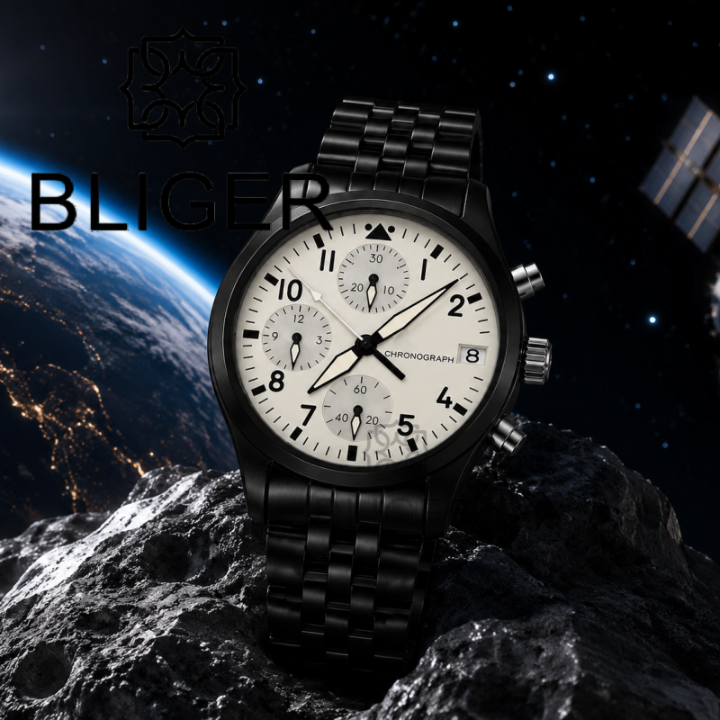 BLIGER Full Black Brushed 38mm – Mens Fashion Bracelet Bewertung und Preis