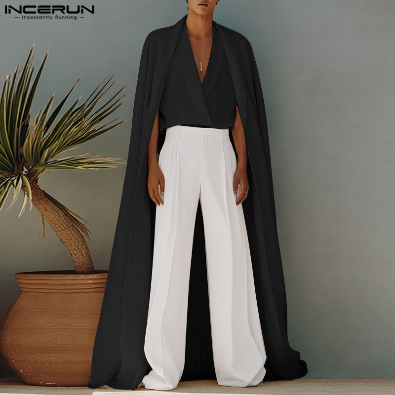 INCERUN Men Long Style Shirt S – Mens Fashion Poncho Bewertung und Preis