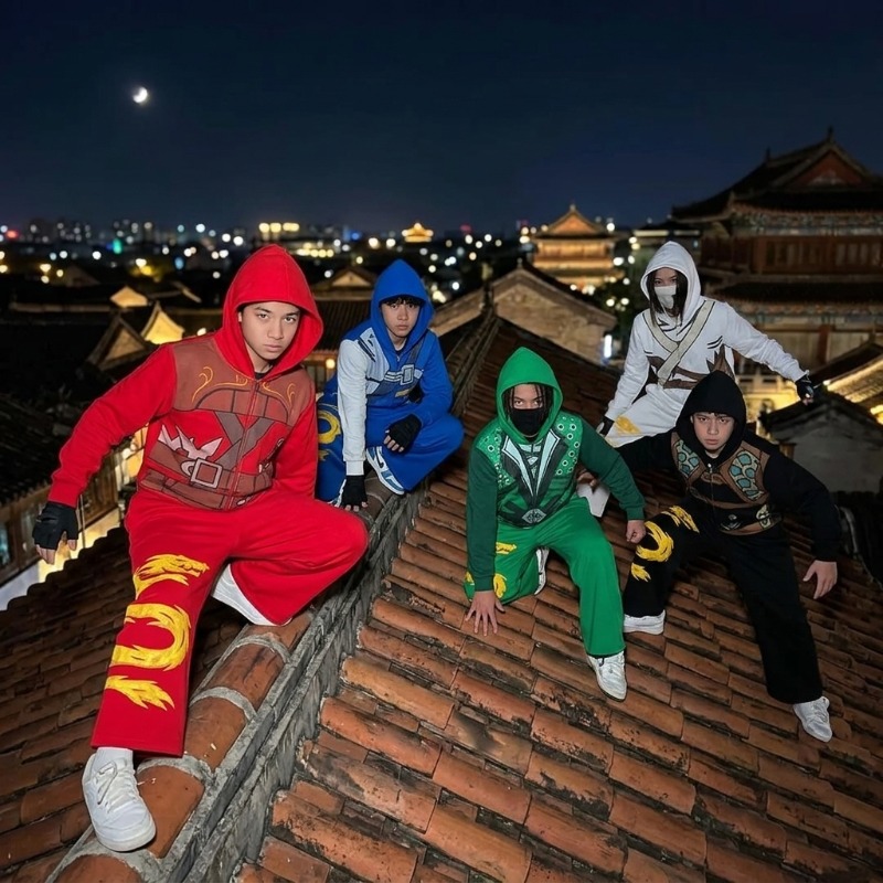 Ninja Warrior Armor Hoodie Set – Track Suit Men Bewertung und Preis
