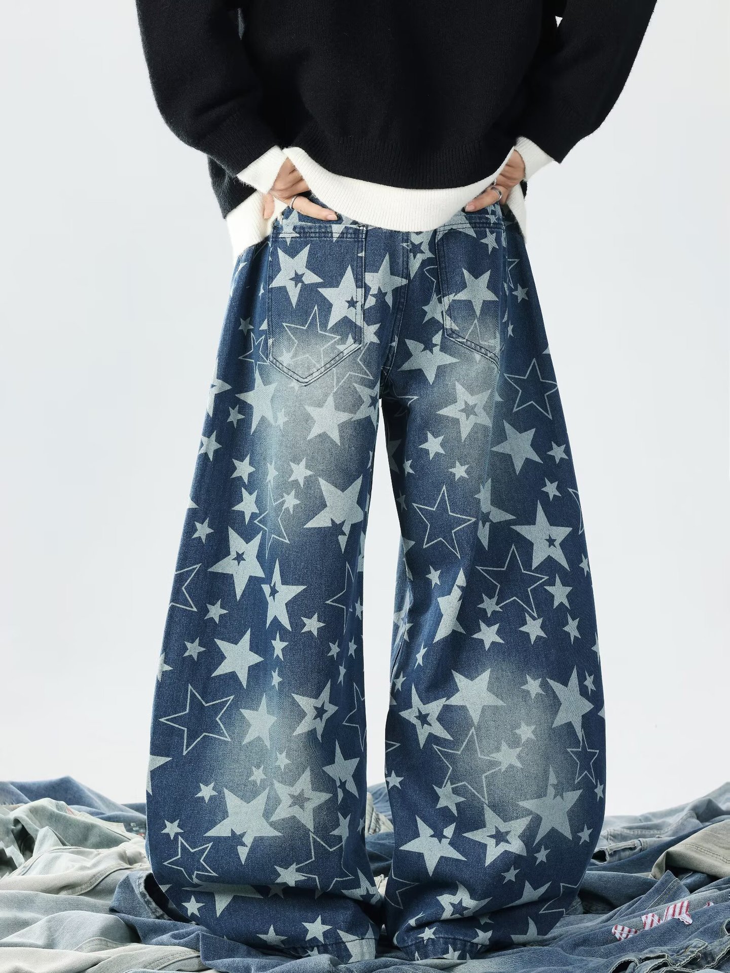 Fashion Y2K Wide Leg Jeans Ame – Men'S Fashion With Baggy Jeans Bewertung und Preis