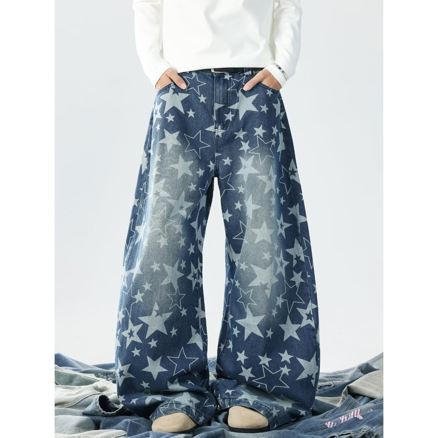 Fashion Y2K Wide Leg Jeans Ame – Men'S Fashion With Baggy Jeans Bewertung und Preis
